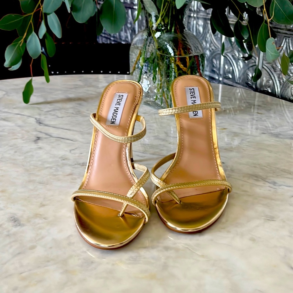 Gold heels